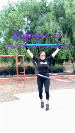 #exercise arm resistance /hula hooping