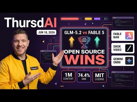 📅 ThursdAI - June 18 - US Gov. bans Fable, GLM 5.2 top OSS , Cursor for $60B & more AI news