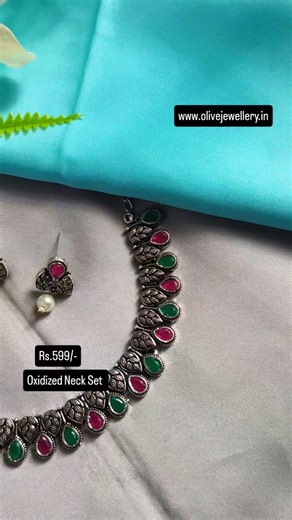Rs.599/- Shop from Olive Jewellery website under "Oxidized Collection" www.olivejewellery.in Or Schedule a whatsapp video call for a personal shopping experience. WhatsApp us at 8186911815 Or Visit our Store in Guntur, Andhra Pradesh. #ojindia #olivejewelleryindia #oxidizedjewellery #oxidizedchains #necksets #trendy #guntur | OliveJewellery | Facebook