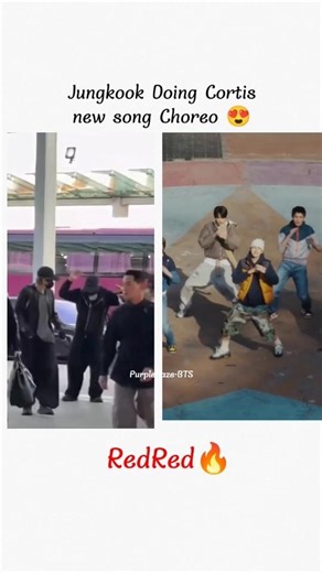 Jungkook being the supportive brother 🥰 #bts #jungkook #btsairport #cortis #btsarmy #newsong #dance