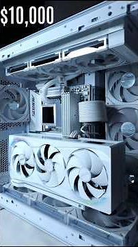 Building My $10,000 Dream PC - RTX 5090 + AMD 9950X3D - All White
