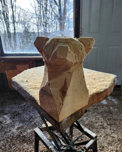 76K views · 735 reactions | Today's work, a stop motion in the sun to be continued...thanks for looking | From the Forest Chainsaw Carving | Facebook