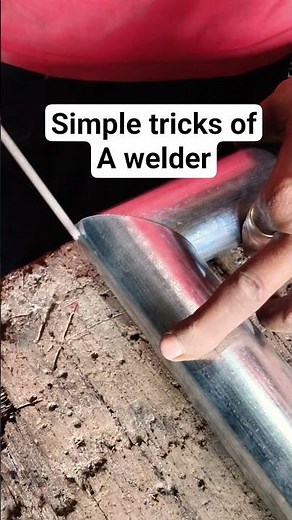 How to weld galvanized pipe #trending