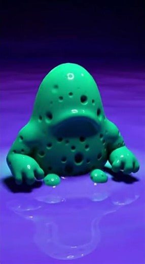 The Teal Porous Monster That Feels Alive 7