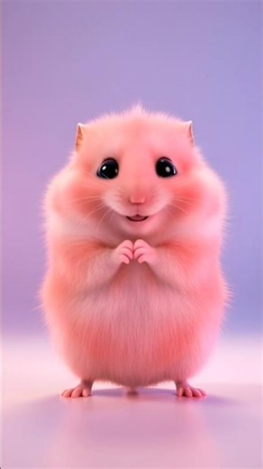 You’ve Never Seen a Hamster This Cute!Adorable Pink Hamster in 3D Animation 🐹✨ #shorts #hamster