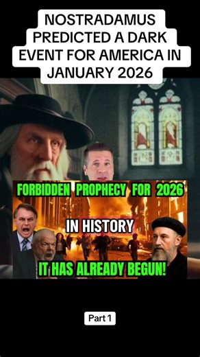 Part 1 NOSTRADAMUS PREDICTED A DARK EVENT FOR AMERICA IN JANUARY 2026#knowledge #trump #prophesy #fyp #buddha