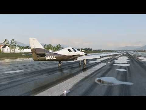 Lancair Evolution Landing