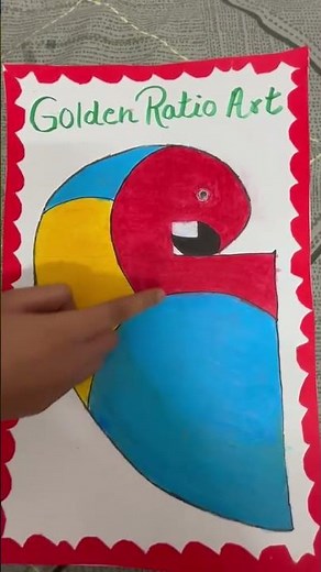 Golden Ratio Art Drawing | Easy Step-by-Step Tutorial for Beginners | School Project