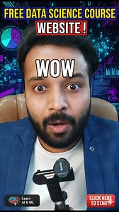 3.4K views · 420 reactions | 勞 FREE Data Science Course Website! (The SECRET Spot Experts DON'T Want You to Know) #FreeDataScience #LearnDataScience #DataScienceCourse #AIandML #CareerBoost | Buzz2day Tech | Facebook