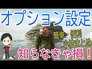【ARK PS4版】オプション設定のおすすめ！作成素材の表示方法・高画質化・ゲームを軽く・眩しい解消etc…