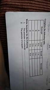 Complete the following table.\begin{tabular} { | c | c | c | c... | Filo