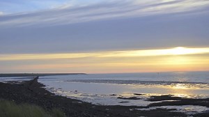 Sea, Beach, Sunrise. Free Stock Video