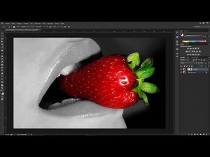 Imagem preto e branco com detalhes coloridos no Photoshop cc Tutorial
