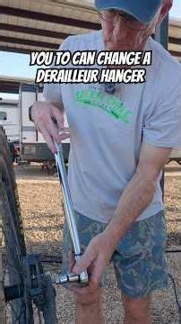 Changing a derailleur hanger -easy peasy! #mtb #embt #mountainbike #diybikerepair #bikemaintenance