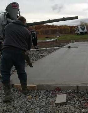 Explaining the concrete finishing process #shorts