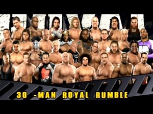 WWE SmackDown vs. Raw 2008 (PS3) Royal Rumble
