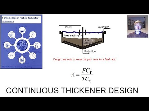 Continuous Thickener Design by graphical flux theory; FPT Ch6 Q2