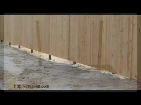 Problems With Uneven Ground And Straight Fences – Landscaping and Construction Tips