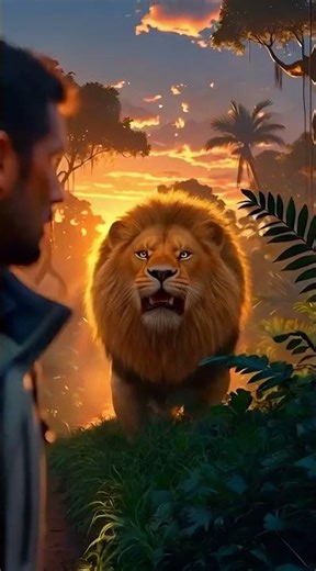 Man Runs for His Life From a Lion!