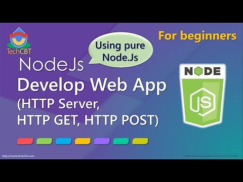 How to Develop Web Application using pure Node.js (HTTP GET and POST, HTTP Server)