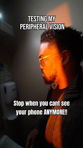 Testing My Peripheral Vision 👓 (Mirror Twist)