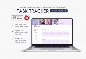 Notion Task Tracker Template: Digital Life Planner (digital Download) - Etsy UK