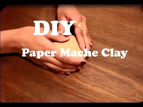 DIY Paper Mache Clay Using only 3 ingredients| Easy Paper Mache clay Recipe