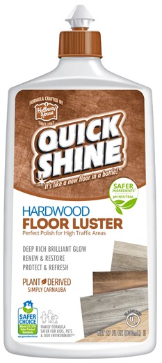 Quick Shine Hardwood Floor Luster, Pfas-Free Formula Floor Polish with Plant-Derived Carnauba 27 fl oz - Walmart.com