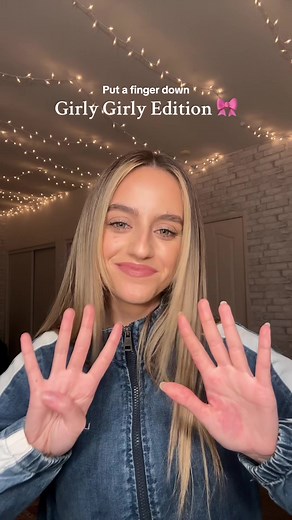 Put a Finger Down Girly Girl Edition Challenge