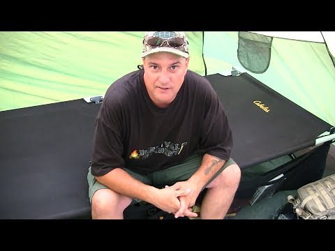 Cabela's Outfitter XL Cot With Pivot Arm Review Camping