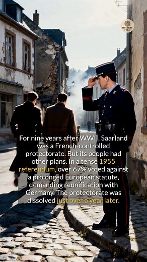 After WWII the people of Saarland voted to end French control and reunite with Germany #history #worldhistory #Saarland | Mystery Feed