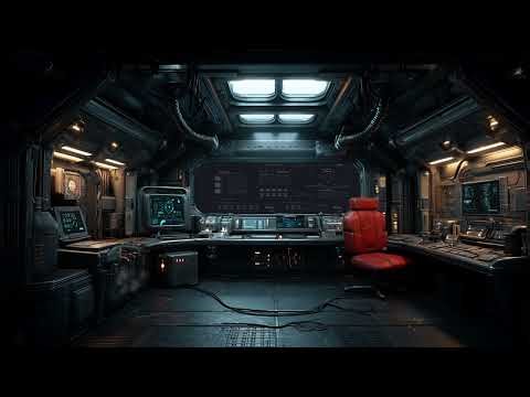 Inside a Carrier-Class Starship | Flight Engineer Ambience, Radio Chatter Atmosphere