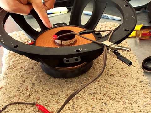 Testing a Speaker's Polarity, or voice coil polarity