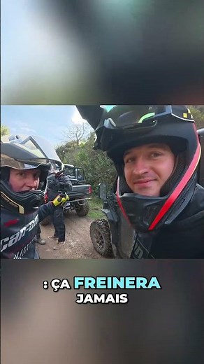 Incredible braking in a UTV: Safety and adrenaline guaranteed! #shorts