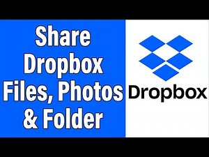 How To Share Dropbox Files, Photos & Folder 2021 | Send Files With Dropbox App To Someone Else