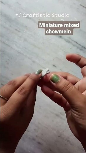 😋 miniature food making by clay🍜🍝#shortsfeed#shorts#miniaturefood#clay