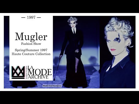 Thierry Mugler Fashion Show - Spring/Summer 1997 Haute Couture Collection.