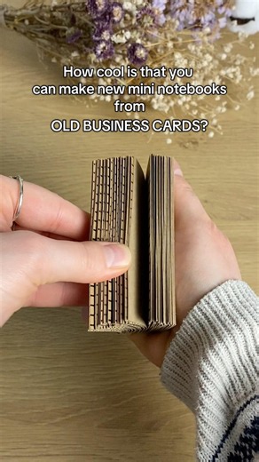 From OLD BUSINESS CARDS To New Mini NOTEBOOK | DIY Idea