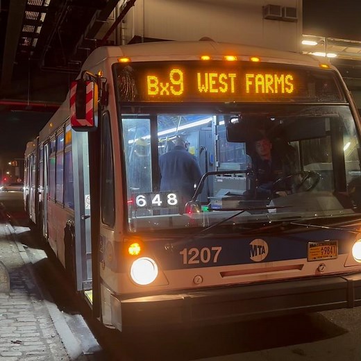 ⁴ᴷ 2010 Nova Bus LFSA 1207 on the Bx9 #shorts