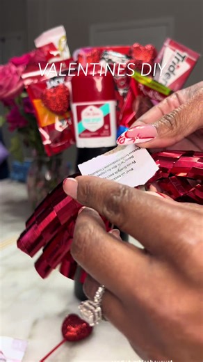 Color-Coded Candy Tumbler Bouquet for Valentine’s Day