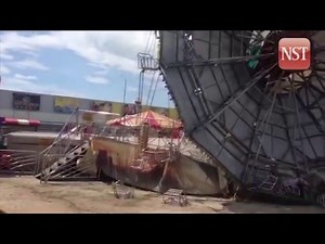 PD funfair ride collapses, three injured