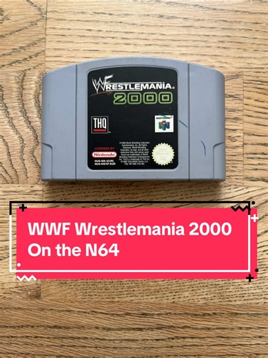 WWF Wrestlemania 2000 on the N64 I absolutely loved the wrestling games on the N64 and this is one I remember fondly #wwf #wwfwrestlemania2000 #n64 #n64nostalgia #nintendo