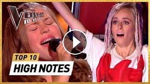 INSANELY HIGH NOTES in 10 Years of The Voice Kids