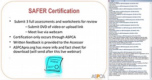 Becoming a SAFER Certified Assessor