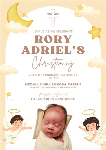 Digital Christening Video Invitations for Your Special Day