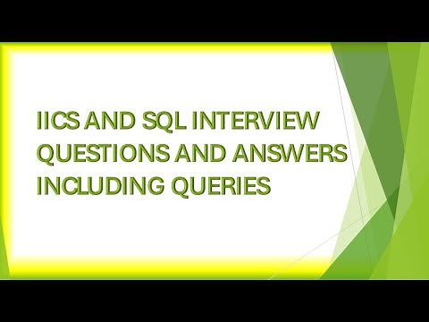 Most important Informatica cloud interview questions and answers Live Stream