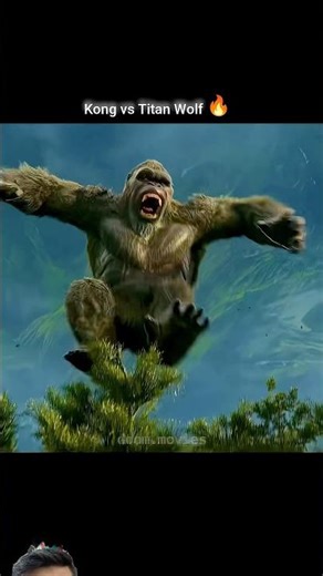 Angry kong vs Titan Wolf 🦍 |#godzilla #kong #phonk #kingkong