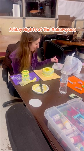 If your idea of a good Friday night includes glue, candle wax, paint, tools, music and great people… you would fit right in at the Makerspace 🧵🛠️✨ Come make stuff with us. | Staunton Makerspace