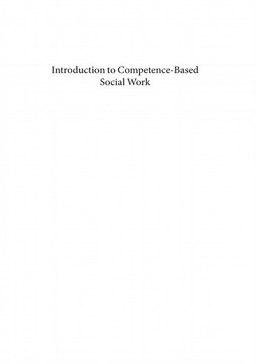 Competence-Based Social Work: Mastering Caring, Knowing, and Serving - examstash.com