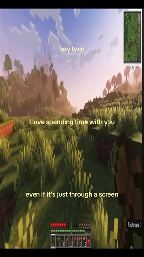 Minecraft: Spending Time With Your Twin (Even Through a Screen)